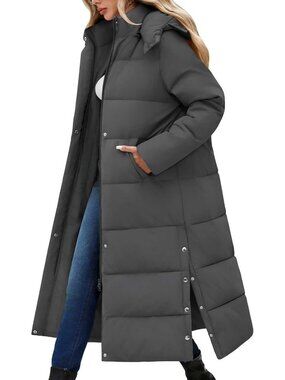 Cozy Women's Long Maxi Down Puffer Coat - Stylish Winter Jacket for Cold Weather